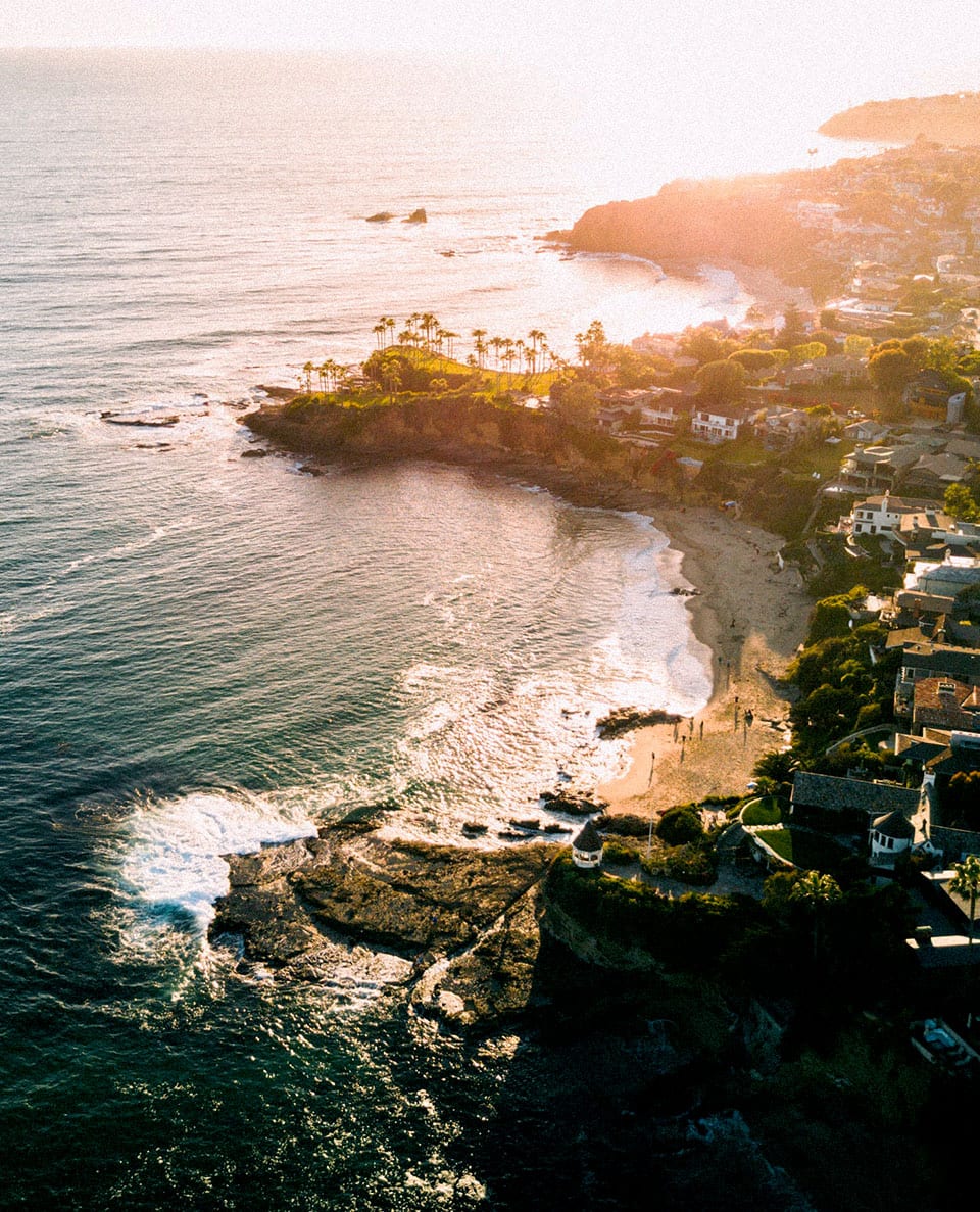 california coastal cliffs and ocean