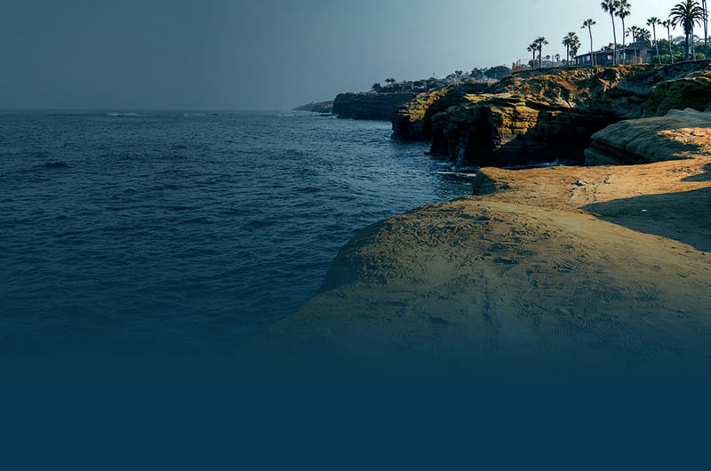 cliffs and ocean